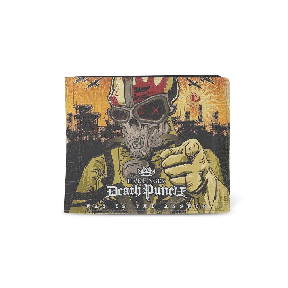 Rocksax Five Finger Death Punch - War Is The Answer Bifold portefeuille - Multicolore